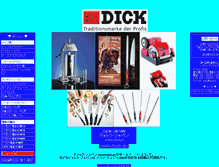 Tablet Screenshot of dick.jp